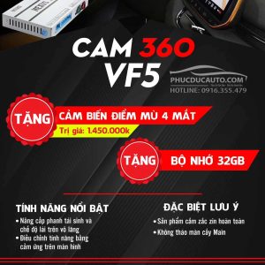 VF5 độ Camera 360 zin full toàn cảnh